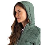 LCO00007 Cutter & Buck Rainier PrimaLoft® Womens Eco Insulated Full Zip Puffer Jacket